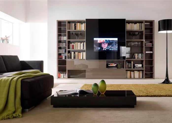 NEOD Custom Mirror TV Integrated into Furniture